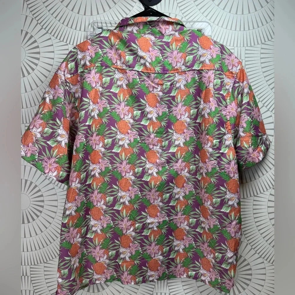 Boardies Aloha Open Collar Button Down Shirt Men’s Size XL - Picture 3 of 5